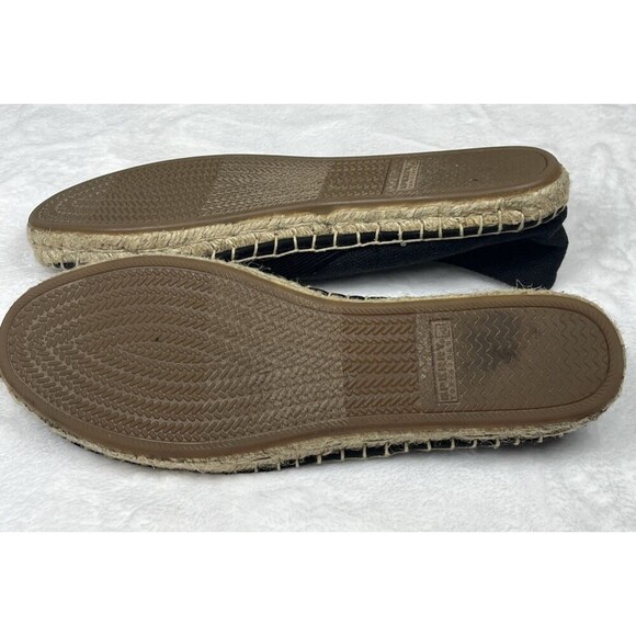 Sperry Women's Espadrille Flat Slip On Shoe Black Tan Size 7 - Picture 6 of 7